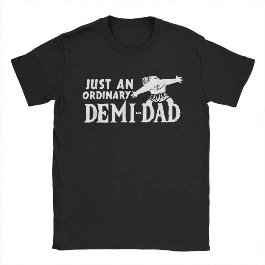 COOL SUMMER Funny Moanas Maui Stronge T Shirts Men Cotton Vintage T-Shirt Crew Neck Just An Ordinary Demi Dad Tees Short Sleeve Clothing Gift - 黑色 - 查看 1