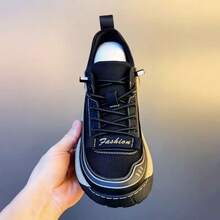 Nuevos mocasines casuales para hombre de verano/otoño, zapatillas de estilo británico de moda, zapatos versátiles para exteriores para hombres - Negro - Ver 4