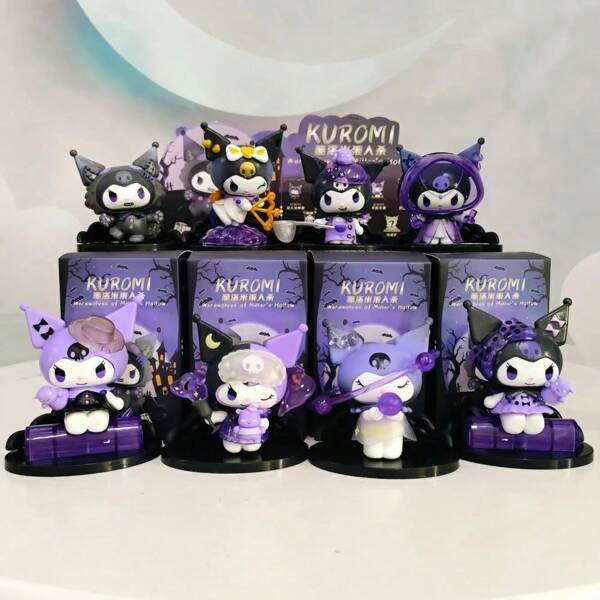 Sanrio Random Style(Authorized)1pc Werewolf Killing Kuromi Series Blind Box Figure Toy Doll Desktop Car Cake Decoration Ornaments