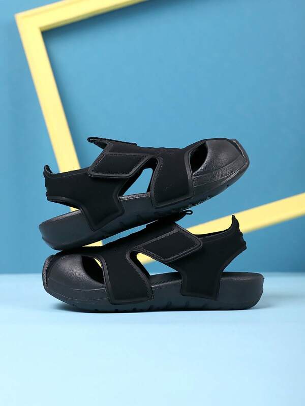 1 Pair Children's Summer Closed-Toe Sports Sandals, Lightweight EVA Sole Non-Slip & Durable, For Boys
