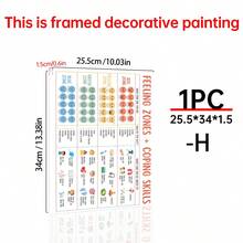 1pc Emotion Management Regulation Zone Educational Poster No.7, Classroom Decor, Wall Cloth Canvas Art Back To School,Classroom Decor,Office Decor,Room Decor,Home Decor,Wall Decor,Bathroom Decor,Bedroom Decor,Room Decoration Stuff,Posters,Back To School,School Supplies - Multicolor - View 21