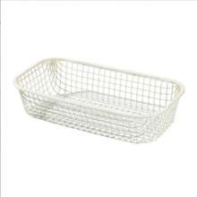 1pc Cream Ins Style Storage Basket Highly Attractive Iron Small Basket Simple Office Dressing Table Desktop Sundries Storage Box