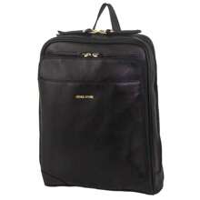 Stylish Rustic Women's Black Leather Backpack For Travel And Daily Use - Versatile Handbag With Comfortable Straps