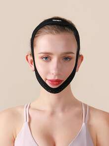 VBOSI 1 件可调节 V 型瘦脸带防打鼾胶带 - 透气压缩下巴提升带，男女适用