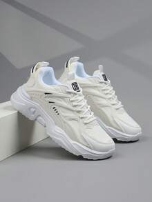 运动鞋男鞋时尚男士运动鞋系带鞋个性黑色街头休闲鞋