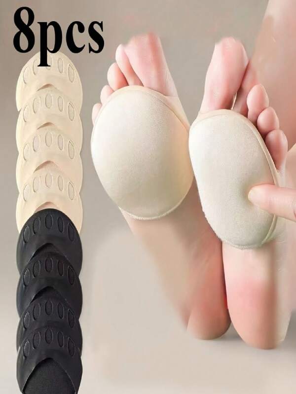 8 Stücke / 4 Paar bequeme unsichtbare Einlegesohlen: Hohe Elastizität der Fußgewölbestützung, geeignet für verschiedene Schuhtypen - Fußballschuhe, Lässig Schuhe, High Heels und Stiefel