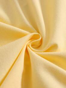 适合年轻男孩的休闲百搭长袖时尚 Polo 衫 - 黃色 - 查看 5