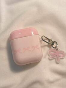 蝴蝶结 INS 风格韩版蝴蝶结保护壳适用于 4/Pro/Pro 2/3，可爱防摔保护套适用于 Apple 无线蓝牙耳机 1/2