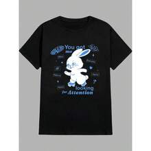 Japanese Geek Fashion T-Shirt Otaku Kpop Music New Jeans Unisex Male Female 100% Cotton Top Premium Streetwear New Release Immediate Shipping Various Colors!! Plus Size - màu đen - Xem 2