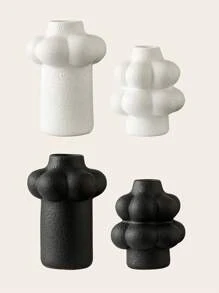 1 Peça Vaso Cerâmico em Forma de Nuvem, Vaso Floral, Decoração Elegante, Estilo Moderno Minimalista, Diversos Tamanhos, Adequado para Decoração de Casa, Quarto, Hotel, Restaurante, Presente de Formatura, Temporada de Casamentos, Lembranças