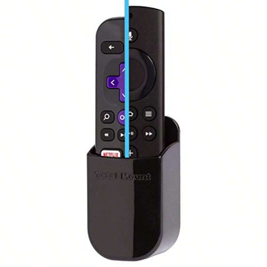 TotalMount Remote Holder For Roku And Fire TV Remotes1f2d - 高級黑色 - 查看 1