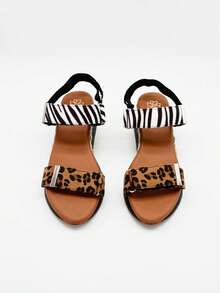 Casual Sport Sandals With Thick Soles And Adjustable Straps For Optimal Support, Open-Toe Summer Shoes For Beach And Daily Wear - LEOPARDO - View 3