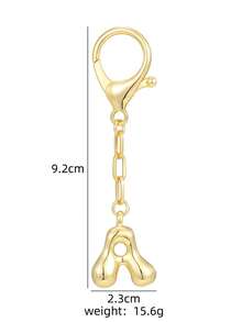 A Fashionable Bubble-Shaped Keychain Pendant In The Shape Of A Balloon, Equipped With Luggage Hooks Labeled With The 26 English Letters From A To Z.