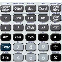 Calculated Industries 4095 Pipe Trades Pro Advanced Pipe Layout And Design Math Calculator Tool For Pipefitters, Steamfitters, Sprinklerfitters And Welders |   Built-In Pipe Data For 7 Materials , White - Calculator - View 3