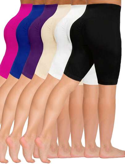 Women's High Waist Tight Leggings, Versatile Solid Color, Suitable For Casual Wear, Outdoor Walking, Fitness Training, Running, Deep Squat, Yoga, Beach, Travel, Spring And Summer