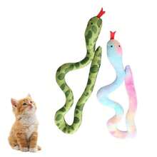Katzenspielzeug Schlangenform interaktives Katzenspielzeug, biss-beständiges Katzenminze Katzenspielzeug, simuliertes Katzenspielzeug, lustiges Selbst-Hey Spielzeug für Welpen, Katzen, Haustier-Zubehör