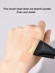 2支超薄新月形粉底刷和黑色气垫粉底刷套装，轻巧面部轮廓刷，扁平面膜刷，专业化妆工具，干湿两用粉底刷，混合粉底刷，圣诞礼物，送给朋友，送给家人，送给女朋友，送给同学，化妆刷套装，化妆刷套装，化妆刷套装，全套化妆刷，化妆刷套装，全套化妆工具，化妆刷套装，化妆刷套装，化妆礼品套装 - 彩色 - 查看 4