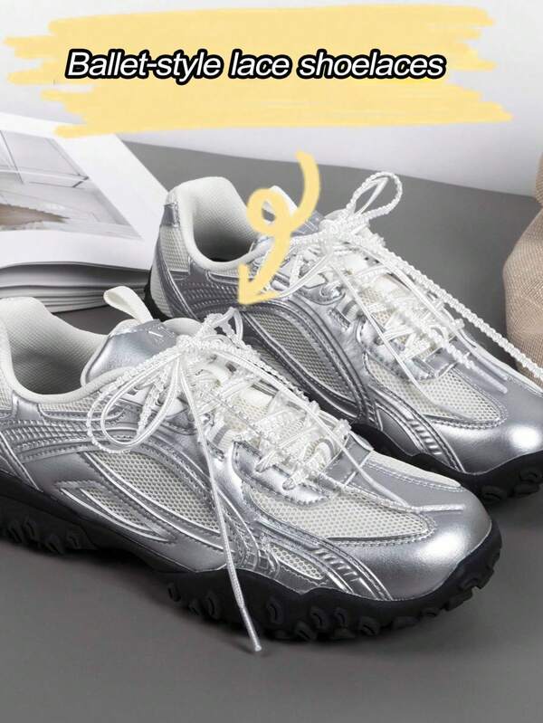 Fashion Decorative Cord Shoelace Suitable For Sports Shoes, Versatile Replacement Laces For Women