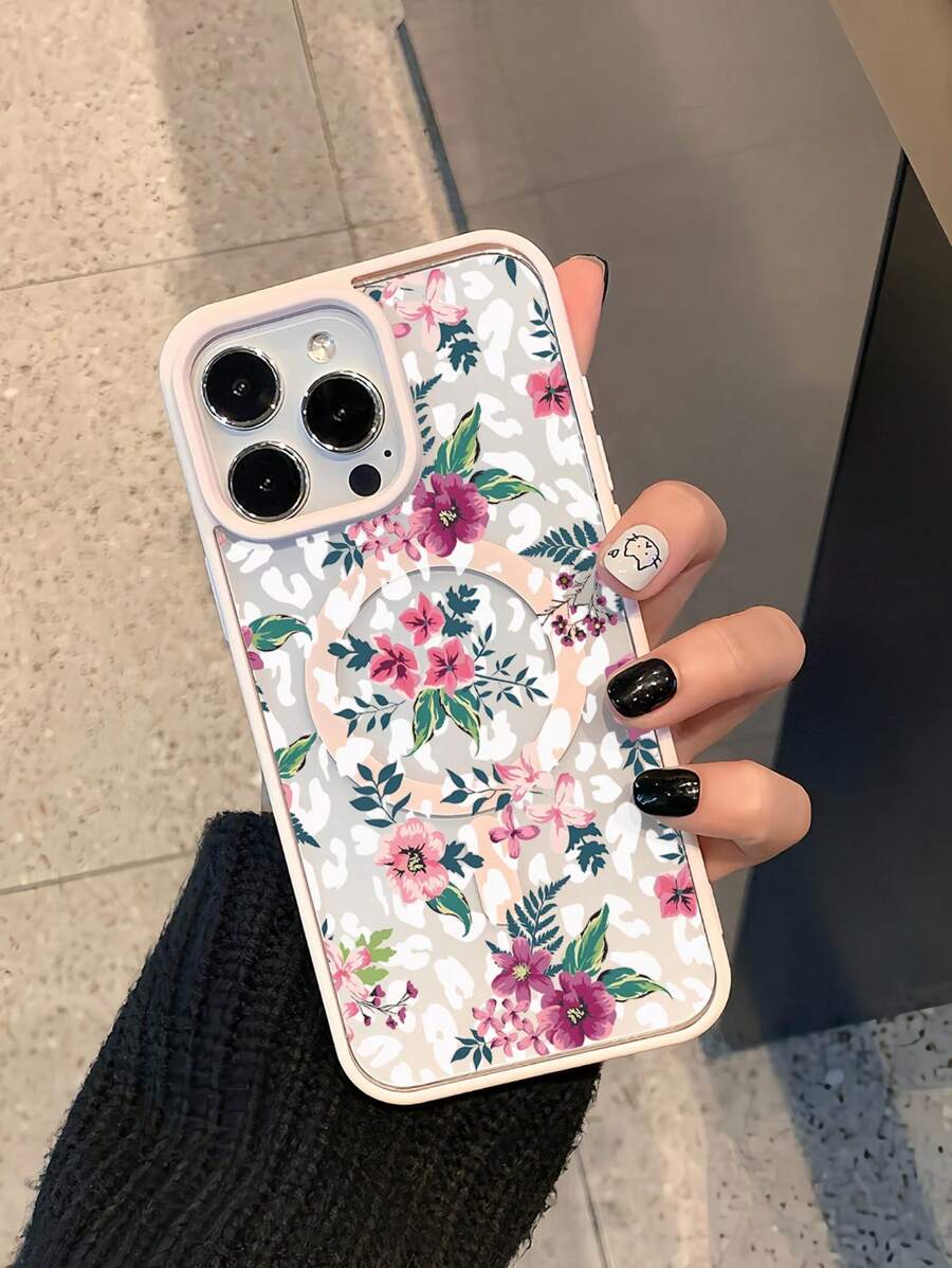 Funda de teléfono de nuevo diseño, carga inalámbrica magnética a 360°, marco de silicona suave, placa acrílica transparente, patrones de pintura exquisitos. Esta funda de teléfono es de alta definición, alta transparencia, no se amarillea, resistente a caídas y golpes, adecuada para 11, 12, 13, 14, 15, 16, 16 Pro Max, 15 Pro Max, 14 Pro Max, 14/15 Plus, 12 Pro, 13 Pro, 14 Pro, 15 Pro, 16 Pro, 16 Plus