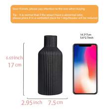 1 件创意欧式圆形白色树脂花瓶、蒲苇装饰小花瓶、餐桌、搁架装饰、壁炉架、入口装饰和中心装饰、极简主义现代、波西米亚风格、极简主义白色装饰花瓶装饰、现代家居客厅和卧室装饰、中心装饰、母亲节礼物、毕业礼物、婚礼装饰、返校季送给朋友的完美礼物 - 彩色 - 查看 8