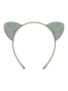 1/12pcs Cat Ear Sequined Headband Hair Accessories For Women, Cute Party/Festival Headdress,Cat Ears,Hairband,Hair Hoop Headbands - Multicolor - View 31