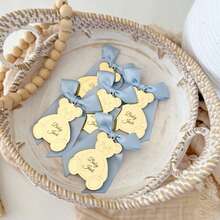 Teddy Bear Tag, Teddy Bear Acrylic Mirror Custom Tag, Personalized Gift Tags, Wedding Acrylic Name Tag, Baptism Name Tag, Name Tags For Favors,Multi-Functional, Ornamental,Reusable,Exquisite,Stylish,High-Quality,Colorful,Modern,Custom,Personalized,Unique,Ideal Gifts For Him,Ideal Gifts For Her,Boyfriend,Dad,Girlfriend,Mom,Family,Friends,Tea Room,Home,Garden,Office,For Anniversaries,For Valentine's Day,For Mother's Day,For Birthdays,For Father's Day,For Graduation,For Weddings,For Housewarming,Warm Ambience,Fall Decor - Gold - View 4