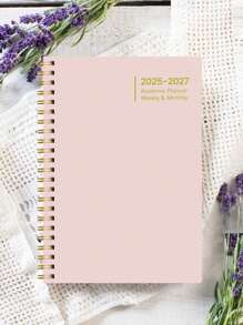 Trees 2026-2027 年计划本，每周和每月笔记本，螺旋日历，学术预约簿，议程日记本，可提高工作效率，8*6 英寸