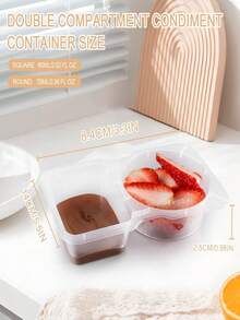 50 cái/30 cái/20 cái/10 cái/5 cái/1 cái/bộ Hộp đựng gia vị hai lớp có nắp, Cốc đựng nước sốt mini bằng nhựa 5 oz, Hộp đựng đồ ăn nhẹ có ngăn, Hộp đựng đồ ăn trong tủ lạnh, Hộp đựng trái cây Bento du lịch để chuẩn bị bữa ăn, Nước chấm, Kiểm soát khẩu phần, Đồ ăn nhẹ khi đi du lịch, Cốc đựng nước sốt Salsa có thể tái sử dụng và giặt được khi đi du lịch, nhà bếp, tủ lạnh, nơi làm việc hoặc trường học - Nhiều màu - Xem 2