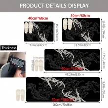 1pc Halloween Skull Pattern Printed Non-Slip Linen Kitchen Rug, Bathroom Mat, Doormat, Home Decor, Halloween Decoration, Halloween Gift, 3D Printed Rectangular, Suitable For Living Room, Bedroom, Hallway, Bathroom, Laundry Room - Polyester Carpet, Indoor & Outdoor Use