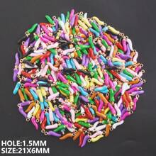 20/50/100 peças sortidas de pingentes de esmalte, incluindo coração, pimenta, borboleta, flor e mini corações, cor aleatória, adequado para decoração de bolsas, faça você mesmo joias de colar, pulseira, brincos