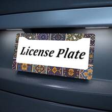 Mexican Tiles License Plate Frames - 2PC Mandala Boho License Plate Frame Women Men, Universal Accessories License Plate Cute Aluminum Car Frames Women Men US Vehicles 12x6inch - 12x6 inch - 查看 5