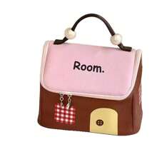 Bolsa de cosméticos de alta calidad con diseño de dopamina para niñas, bolso con gran capacidad y compartimentos, organizador de viaje impermeable, bolsa para maquillaje, bolsa para artículos de cuidado