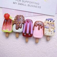6pcs/12pcs Fruit Popsicle Refrigerator Magnet, Office Whiteboard Kitchen Home Bedroom Decoration Refrigerator Memo Sticker Birthday Gift Graduation Ceremony Wedding Decoration