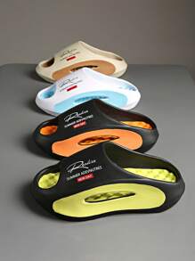 Nuove ciabatte da massaggio in spugna per coppie, da usare in casa o all'aperto, ciabatte sportive fresche, ciabatte piatte in EVA, scarpe casual, scarpe sportive con fondo spesso e alla moda