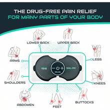 Pro 1000 Wireless Tens Unit For Pain Relief - Mini Tens Massager Portable Electric Muscle Stimulator - Deep Tissue EMS Pain Management Device - Pulse Therapy For Back Shoulder Neck Leg Arm (2 Pads) GIFT - default - View 2