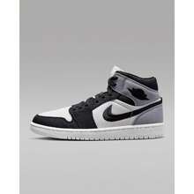 Zapatillas Nike Air Jordan 1 Mid SE DV0427-100 para mujer, talla 12, color blanco vela y negro, modelo EFAS114 - Multicolor - Ver 1