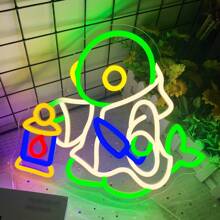 Luce decorativa a LED al neon di Tonibel, alimentata a USB, con luminosità e colore regolabili, montata a parete, adatta per camera da letto, sala giochi, club, bar e altri ambienti