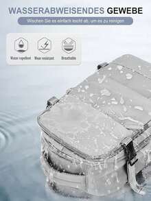 Balo du lịch Ryanair, Túi xách tay 40x20x25 có ngăn đựng giày, Ngăn đựng đồ ướt và khô, Túi xách tay dưới ghế, Túi hàng không, Balo du lịch nữ, Balo thường ngày được chứng nhận hàng không, Balo hành lý ngoài trời Túi công tác cuối tuần có đầu ra USB Balo du lịch chống thấm nước cho nam - Xám - Xem 6