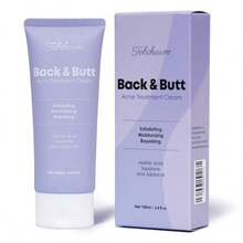 Butt Acne Clearing Treatment Maximum Strength Body Cream For Back Buttocks Thigh And Chest Acne Removal Skin Clearing Lotion For Men And Women Foaming Cleanser For Bacne And Cystic Acne - as pic - View 1