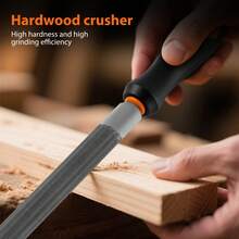 17Pc Metal File Set, Professional Files Tools, Premium Metal Files +Storage Bag, Needle Set Round Flat Triangular Half Round Square, Meet All Your Needs, DIY Tool Set - Black - View 7