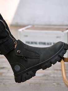Schwarze Stahl-Kappe Sicherheitsschuhe für Herren aus Microfaser Leder, rutschfest, leicht, Arbeitsschuhe für Mechaniker, wasserdicht, Sicherheitstrainer, Herstellung, Lagerhallen, bequem, Fabrik, Outdoor, Stahl-Kappe Arbeitsschuhe, Industrie, Kletterschuhe, Automobilmechaniker, Geschenk zum Vatertag