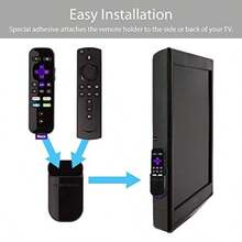 TotalMount Remote Holder For Roku And Fire TV Remotes1f2d - 高級黑色 - 查看 3