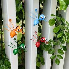 4pcs Colorful Metal Ant Statues - Suitable For Indoor And Outdoor Decor, Garden Parties, Holidays, Office And Wedding Decorations - Multicolor - View 9