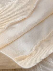 女童幼儿Polo领运动衫T恤秋季 - 杏色 - 查看 5