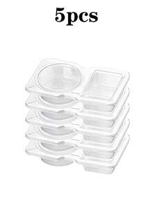 50 cái/30 cái/20 cái/10 cái/5 cái/1 cái/bộ Hộp đựng gia vị hai lớp có nắp, Cốc đựng nước sốt mini bằng nhựa 5 oz, Hộp đựng đồ ăn nhẹ có ngăn, Hộp đựng đồ ăn trong tủ lạnh, Hộp đựng trái cây Bento du lịch để chuẩn bị bữa ăn, Nước chấm, Kiểm soát khẩu phần, Đồ ăn nhẹ khi đi du lịch, Cốc đựng nước sốt Salsa có thể tái sử dụng và giặt được khi đi du lịch, nhà bếp, tủ lạnh, nơi làm việc hoặc trường học - Nhiều màu - Xem 12