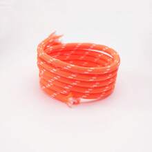 5M 5mm Corda Trançada Multiúso - Corda Colorida de Poliéster para Cordões Externos, Fazer Pulseiras, Chaveiros, Coleiras de Cachorro