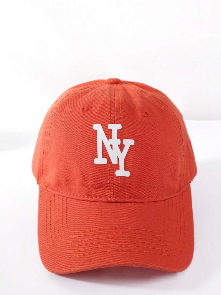 1個 レディース 無地 ニューヨークロゴ プリント ベースボールキャップ、スタイリッシュで多用途、春夏秋のアウトドアスポーツや日常着に適しています - A - 見る 22