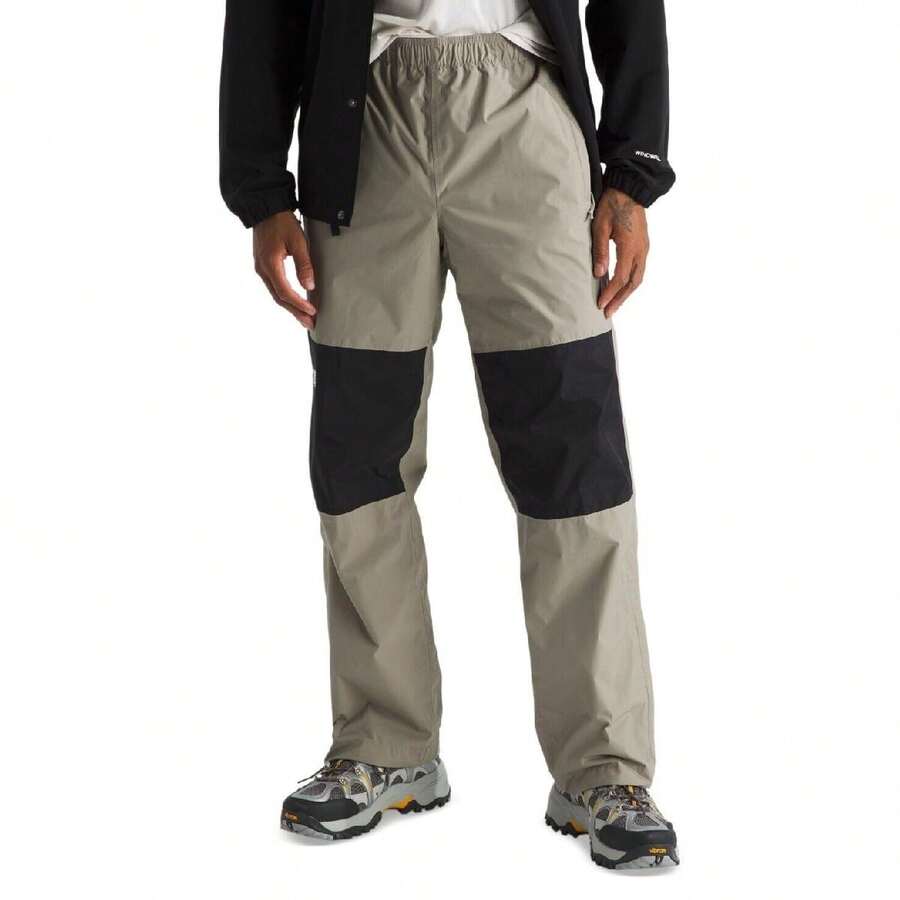 The North Face Men's Antora Rain Pant, Clay Grey/TNF Black, X-Large Regular - Multicolor - View 1