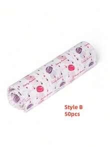 50 piezas de hojas de papel encerado premium impermeables, ideales para picnics de comida, envoltorios a prueba de grasa para pan, sándwiches, hamburguesas, papas fritas, herramientas de papel antiadherente para hornear, perfecto para boda, fiesta, utensilios de cocina (color y estilo al azar) - Rosa - Ver 18