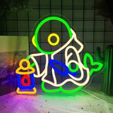 Luce decorativa a LED al neon di Tonibel, alimentata a USB, con luminosità e colore regolabili, montata a parete, adatta per camera da letto, sala giochi, club, bar e altri ambienti